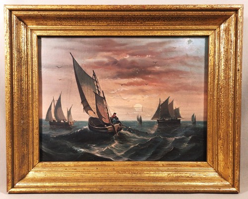 Peinture marine huile toile - peinture,