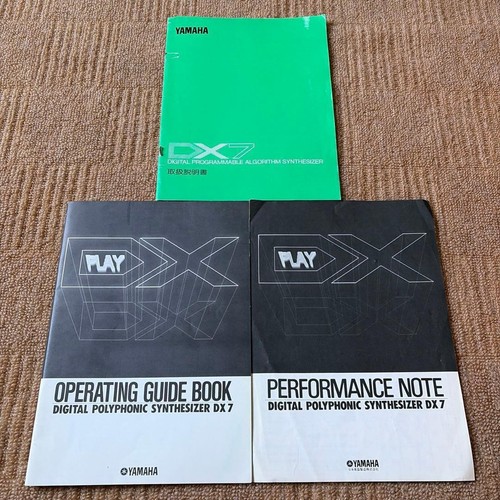 Yamaha dx7 manual set - manual, 3