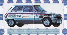 VINTAGE STICKER STICKER STICKER CAR TUNING RENAULT 5 TURBO