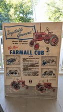 Vtg RARE Poster McCormick Deering International Harvester Tractor Farmall Cub 