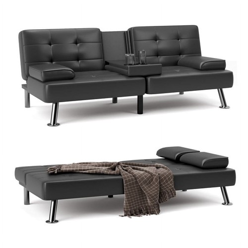 Convertible futon sofa bed - futon,