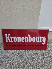 Plaque émaillée bière