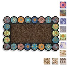 Tapis D'Entrée Antidérapant En Caoutchouc Imprimé Fancy Home Lavable Maison 3521