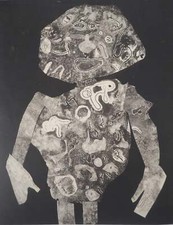 Jean DUBUFFET: Composite character, lithograph and signed stencil