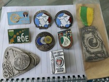 9 Anciens insignes sport vélo