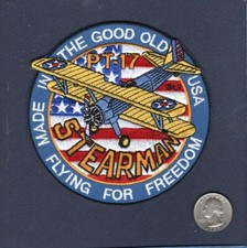 Stearman PT-17 Kaydet Marine USAF Air Corps Pilote Entraînement Boeing Escadron