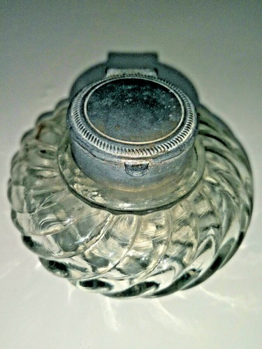 Ancien encrier verre - ancien, encrier,
