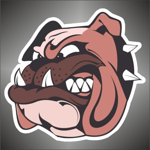 Autocollant english bulldog - autocollant,