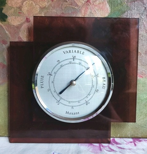 Ancien baromètre plexiglas - ancien,