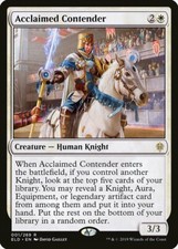 Acclaimed Contender      Mtg Magic English NM