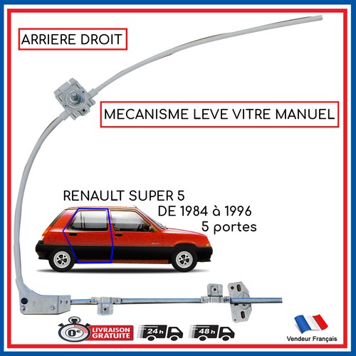 Remonte vitre arriere droit - remonte,