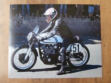 MOTO NORTON MANX 500 - 1946 - Illustrated Motorcycle Card