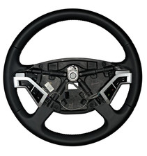 NEW Leather Steering Wheel for Renault T-Series 2013 - Euro 6 Tassel and Perforated