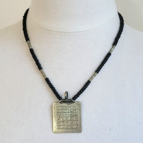 Collier touareg carré - collier,