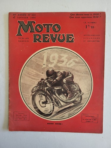 Moto revue 669 01 1936 - moto, ;