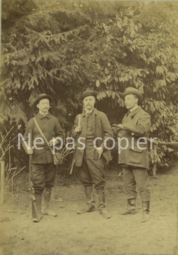Chasseurs vers 1880 fusils - vers,