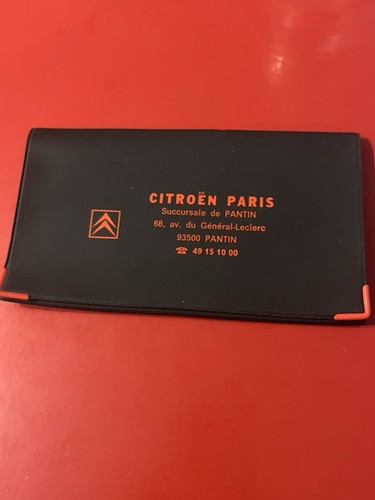 Porte carte grise vintage