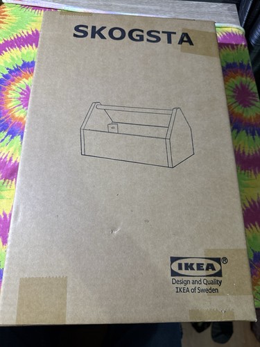 Ikea skogsta wooden - wooden, caddy