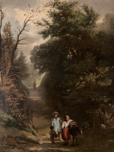 Painting peinture âne huile - painting,