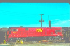 N&W 8010 C30-7, Winston-Salem, NC, 00/78; Kodachrome Original