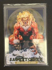 2024 Upper Deck Marvel Masterpieces 92 Platinum Plexi Sabretooth #78