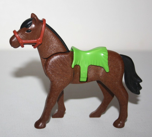 Playmobil 4151 cheval marron - cheval,