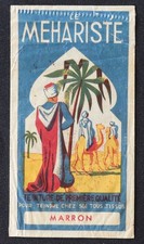 Advertising bag LE MEHARISTE dye fabrics orientalism palm