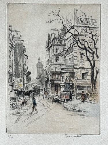 Eugène veder gravure eau - veder,