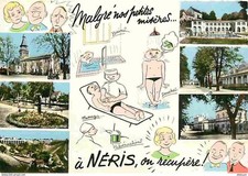 03 - Néris les Bains - Multivues - Cartoons - New Card - CPM - V