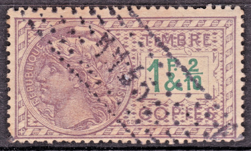 Timbre france fiscal 1892 - france,