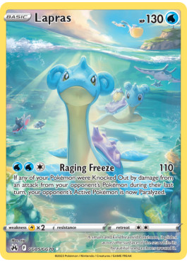 Pokémon lapras - (crz, gg05)