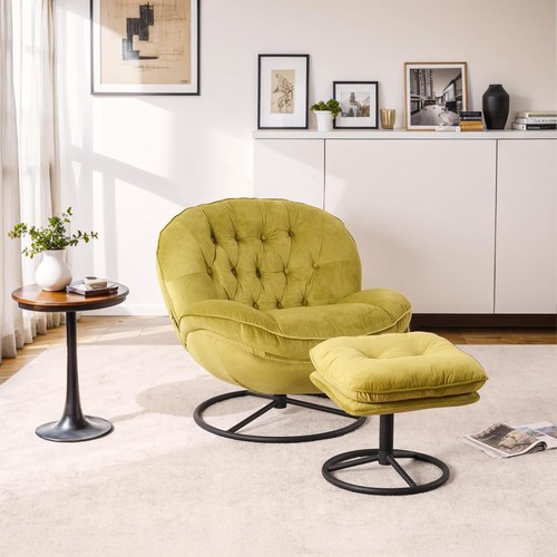 Modern lounge chair velvet - modern,