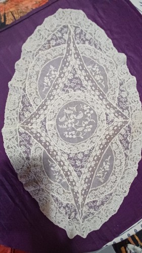 Beau napperon dentelle tulle - dentelle,