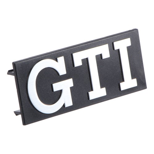 Sigle gti chromé - gti, fond