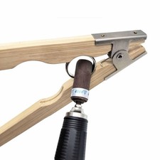 Porte-bagues en bois, pince à