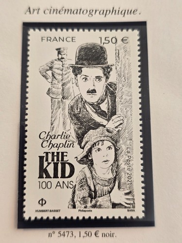 Timbre france 5473 charlie - timbre,