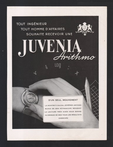 Publicité 1949 montres - 1949,
