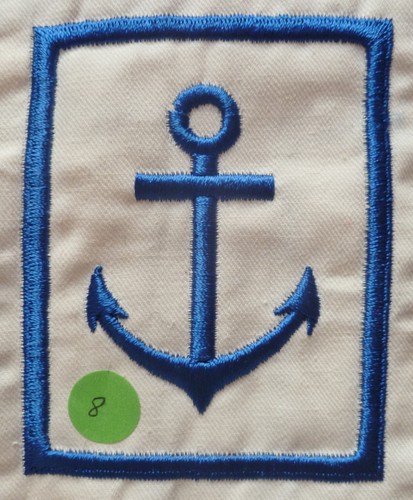 Insigne 1940 tissu ancre - insigne,