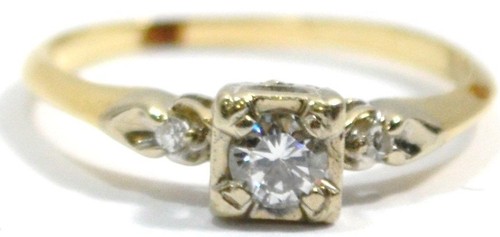 Ladies 14k solid gold - ladies, diamond