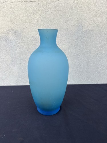 Vase verre opaline - verre,