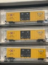 N Micro-Trains Line (MTL) 99301840  60' Hi-CUBE  Box Car TTX TBOX 3-Pack