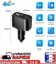 Tracker Traceur GPS 4G Micro Espion sur allume-cigare