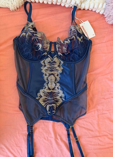 Guêpière corset rouge gorge - corset, rouge-gorge