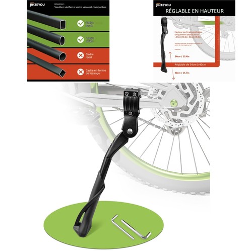 Béquille vélo réglable - béquille,