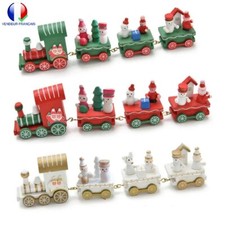 Train En Bois De Noël Décoration Maison Jouet Enfant Idée Cadeau Originale