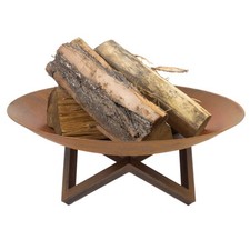 FOGON Feuerschale Flach 100 cm Cortenstahl