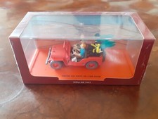 VOITURE JEEP TINTIN AU PAYS DE L'OR NOIR NEUVE SOUS PLASTIQUE