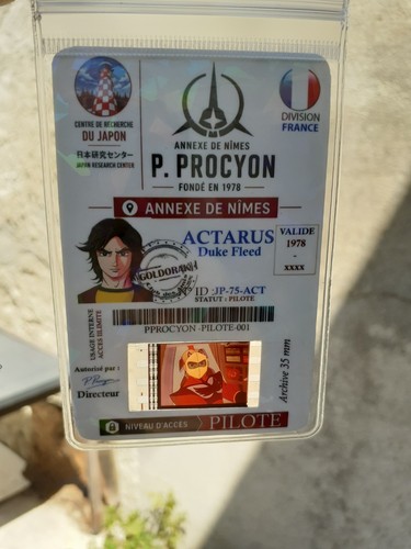 Badge custom actarus - custom, version