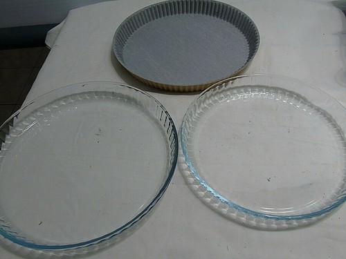 Lot plats four verre - plats,