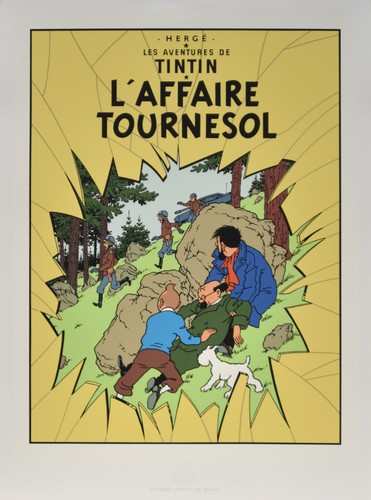 Hergé tintin sérigraphie - tintin, .